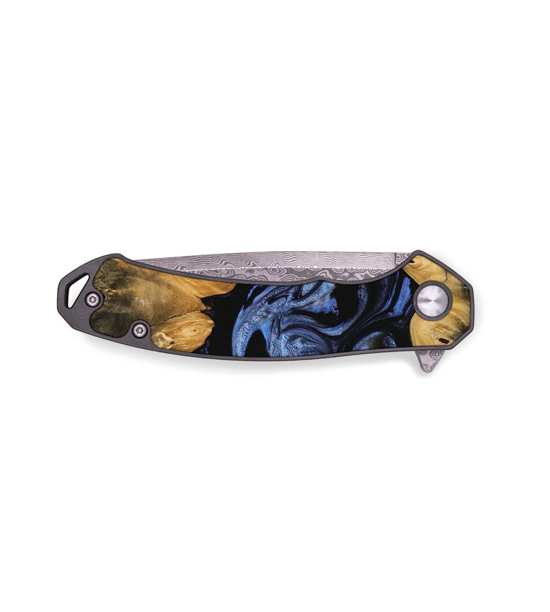 EDC Wood Pocket Knife - Brear (Blue, 743384)
