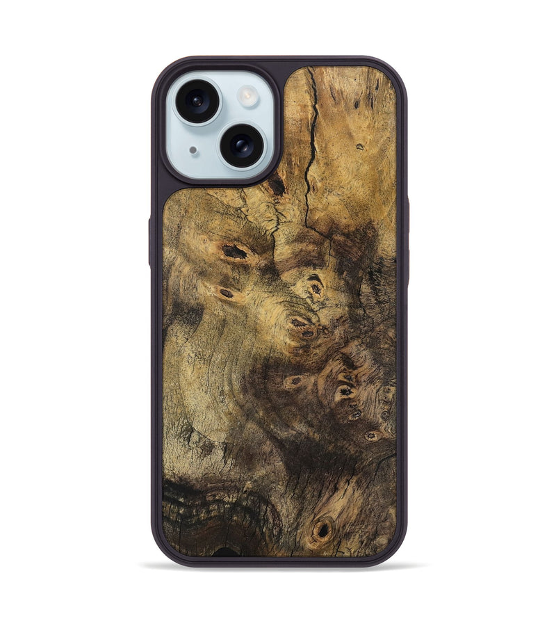 iPhone 15 Wood Phone Case - Ricci (Wood Burl, 743486)