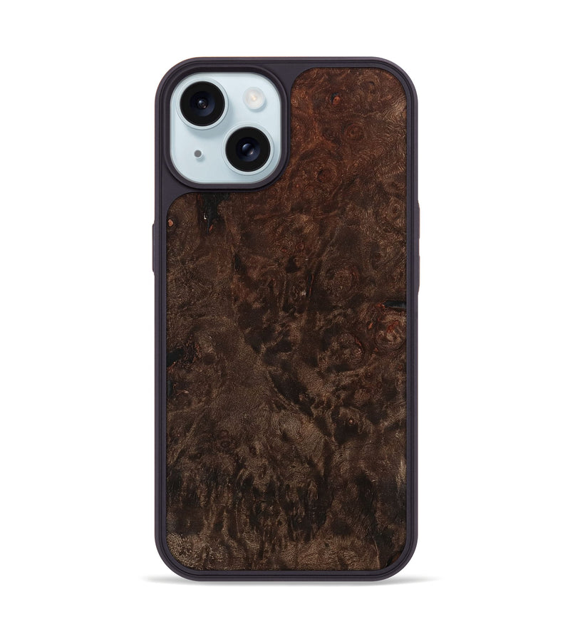 iPhone 15 Wood Phone Case - Loree (Wood Burl, 743539)