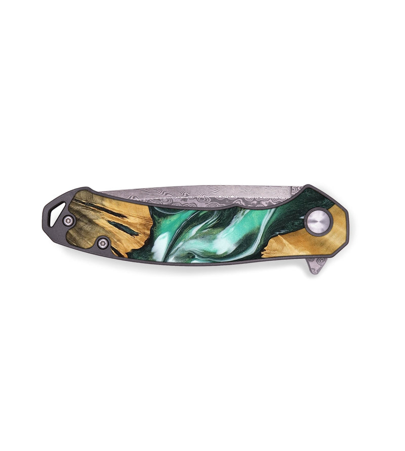 EDC Wood Pocket Knife - dima (Green, 743655)