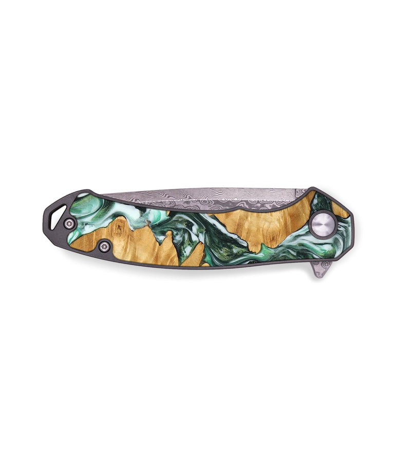EDC Wood Pocket Knife - Legra (Green, 743661)