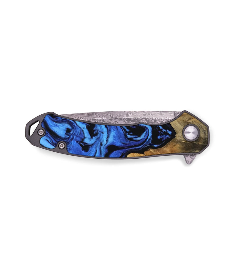 EDC Wood Pocket Knife - Fredia (Blue, 743829)