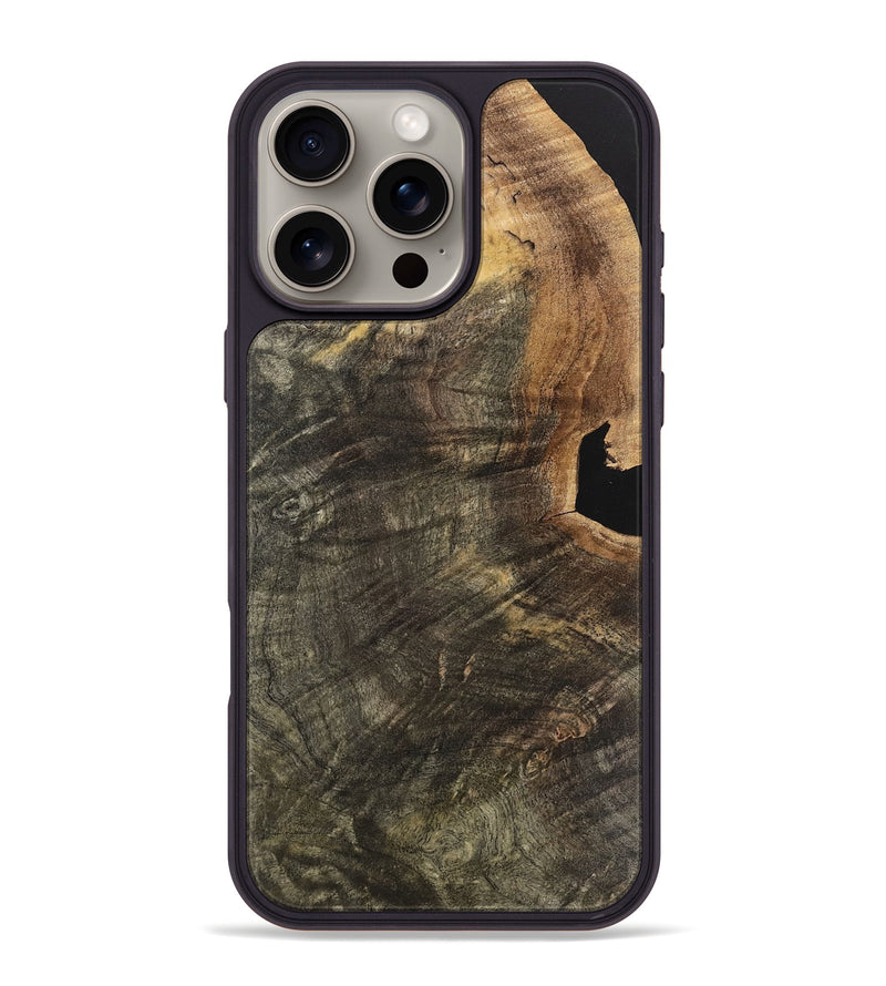 iPhone 16 Pro Max Wood Phone Case - Peach (Wood Burl, 743910)