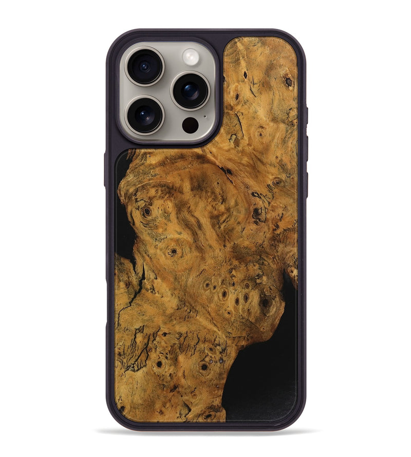 iPhone 16 Pro Max Wood Phone Case - Finn (Wood Burl, 743944)