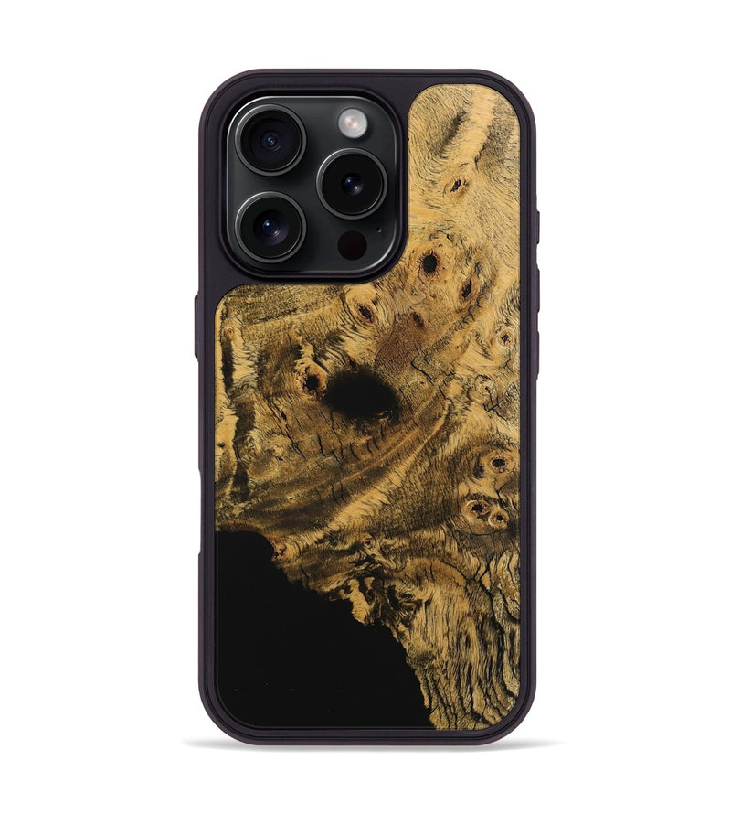 iPhone 16 Pro Wood Phone Case - Farrukh (Wood Burl, 743949)
