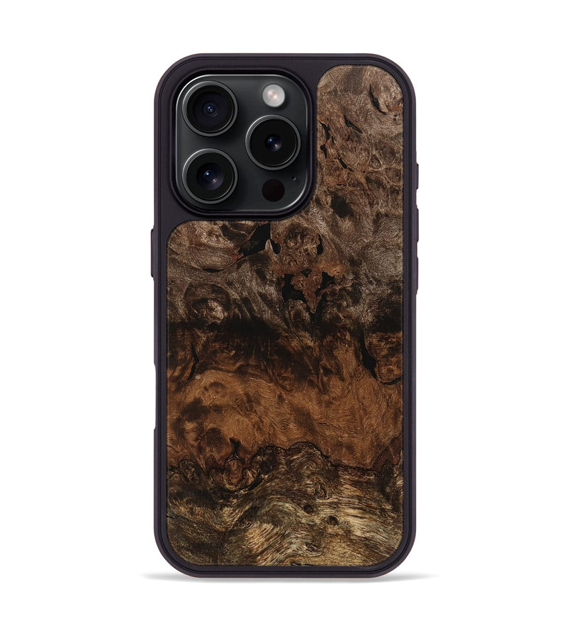 iPhone 16 Pro Wood Phone Case - Larkin (Wood Burl, 743974)