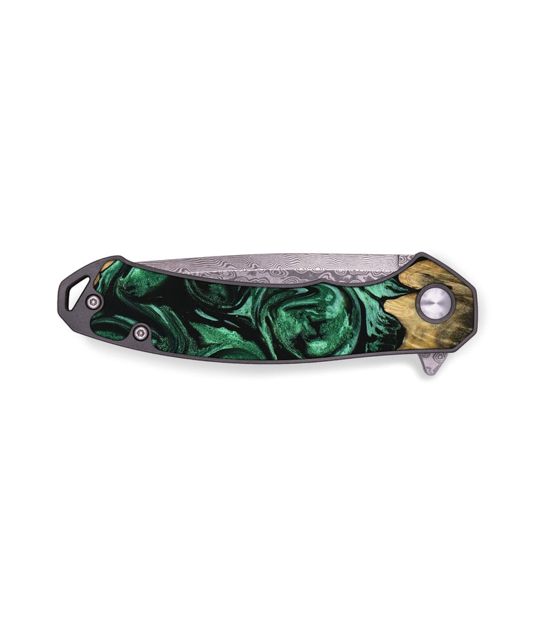 EDC Wood Pocket Knife - Aigneis (Green, 744028)
