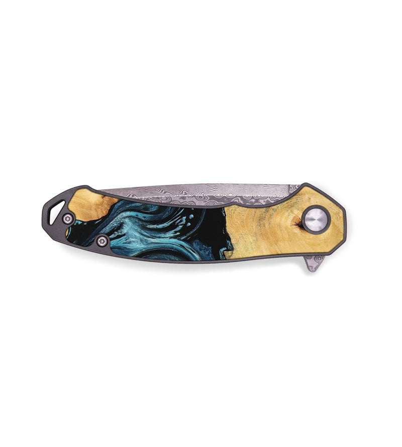 EDC Wood Pocket Knife - Kendall (Blue, 744064)
