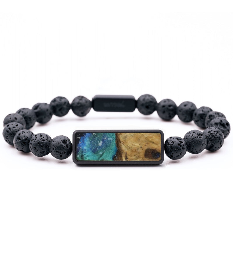 Lava Bead Wood Bracelet - Madelyn (Cosmos, 744115)