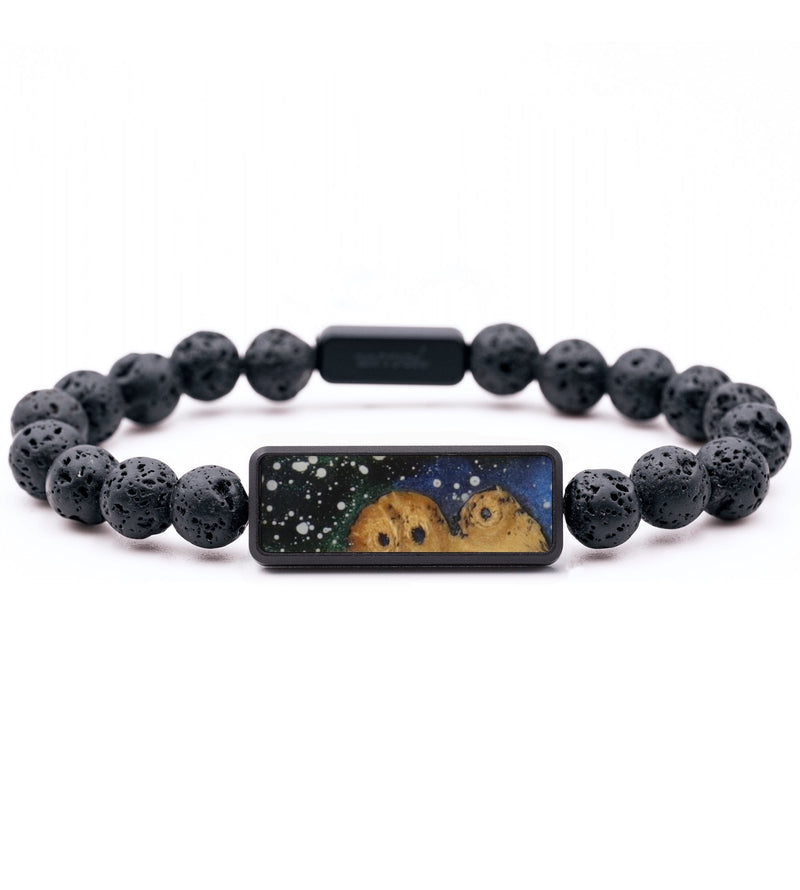 Lava Bead Wood Bracelet - Savanna (Cosmos, 744133)