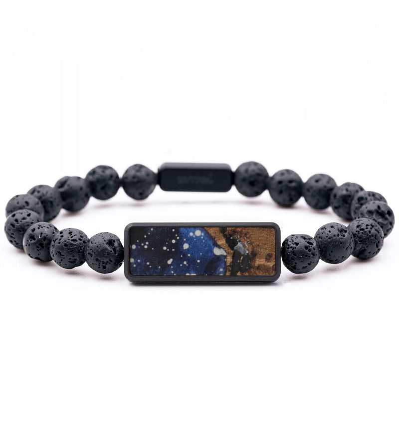 Lava Bead Wood Bracelet - Kiley (Cosmos, 744136)