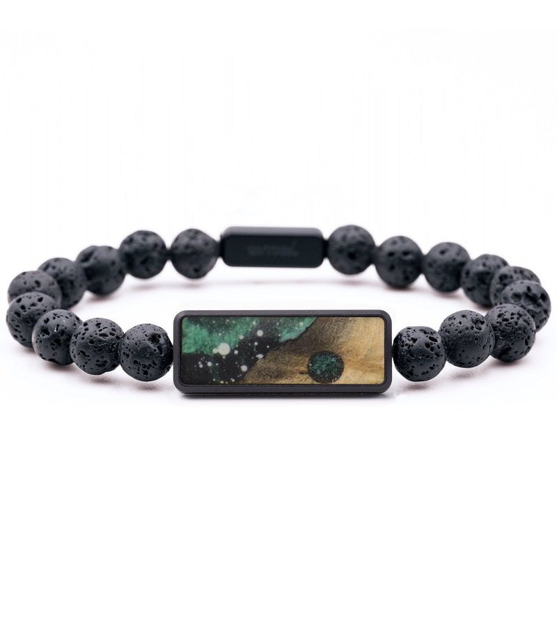 Lava Bead Wood Bracelet - Erin (Cosmos, 744144)