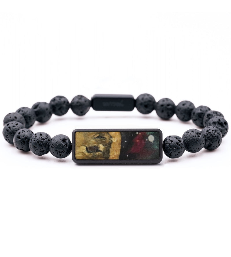 Lava Bead Wood Bracelet - Kash (Cosmos, 744153)