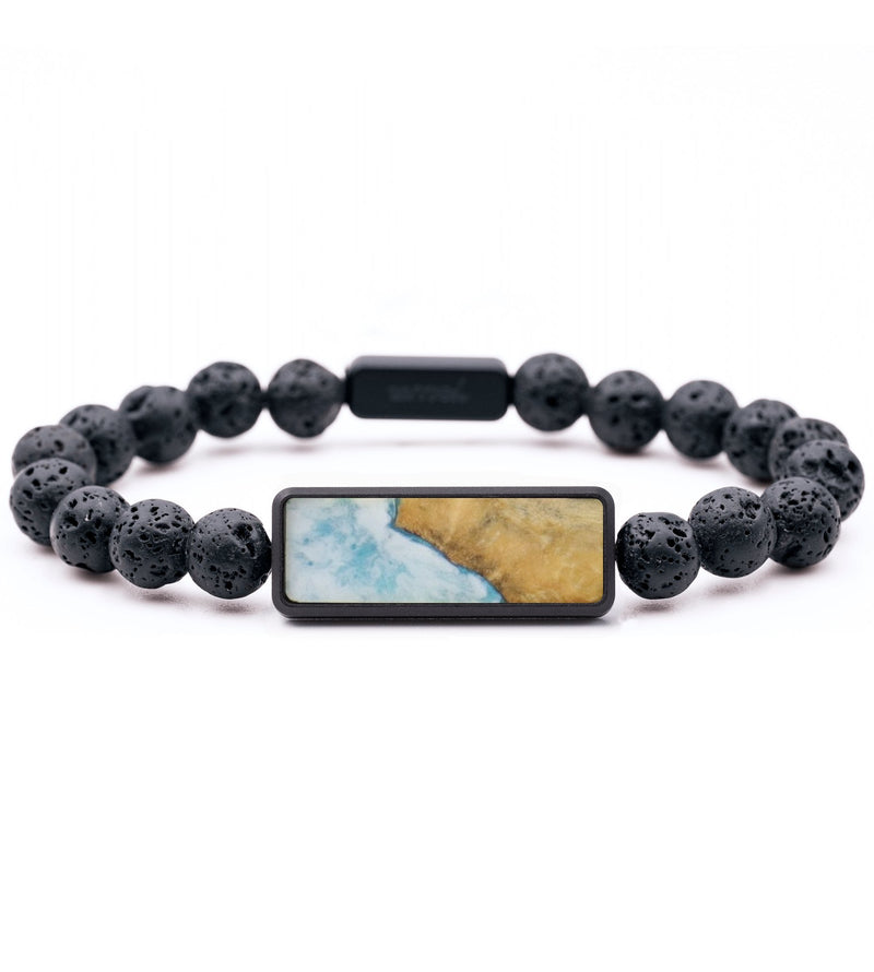 Lava Bead Wood Bracelet - Kayleigh (Coastal, 744180)