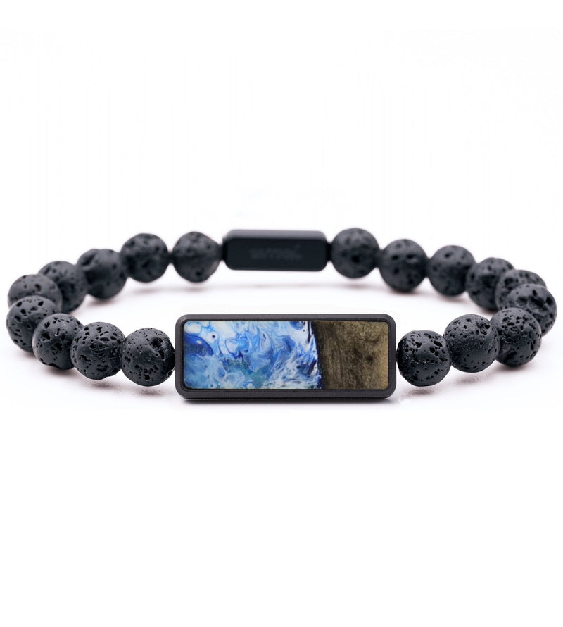 Lava Bead Wood Bracelet - Nina (Coastal, 744181)