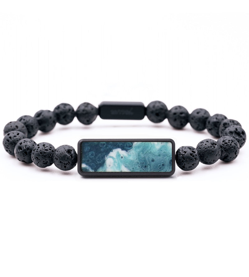 Lava Bead Wood Bracelet - Randal (Coastal, 744183)