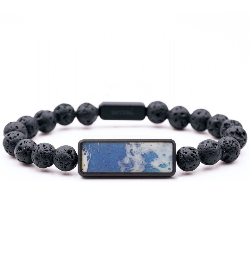 Lava Bead Wood Bracelet - Bobbie (Coastal, 744188)