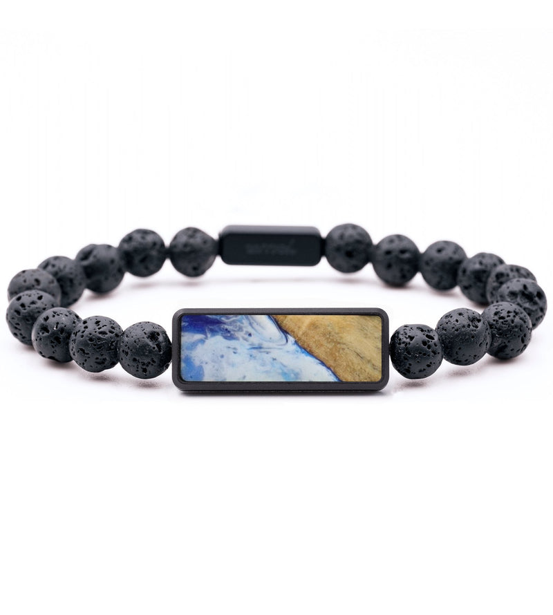 Lava Bead Wood Bracelet - Romeo (Coastal, 744202)