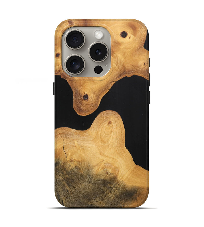 iPhone 16 Pro Wood Live Edge Phone Case - Collin (Wood Burl, 744364)