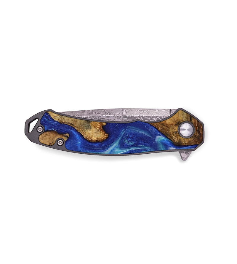 EDC Wood Pocket Knife - Adiana (Blue, 744472)