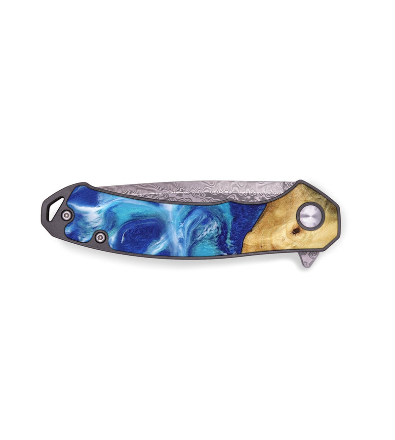 EDC Wood Pocket Knife - Fuller (Blue, 744479)