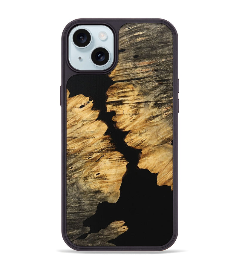 iPhone 15 Plus Wood Phone Case - Ramesh (Wood Burl, 744484)