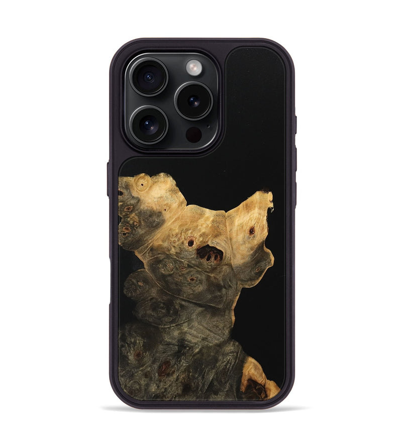 iPhone 16 Pro Wood Phone Case - Jaclin (Wood Burl, 744509)