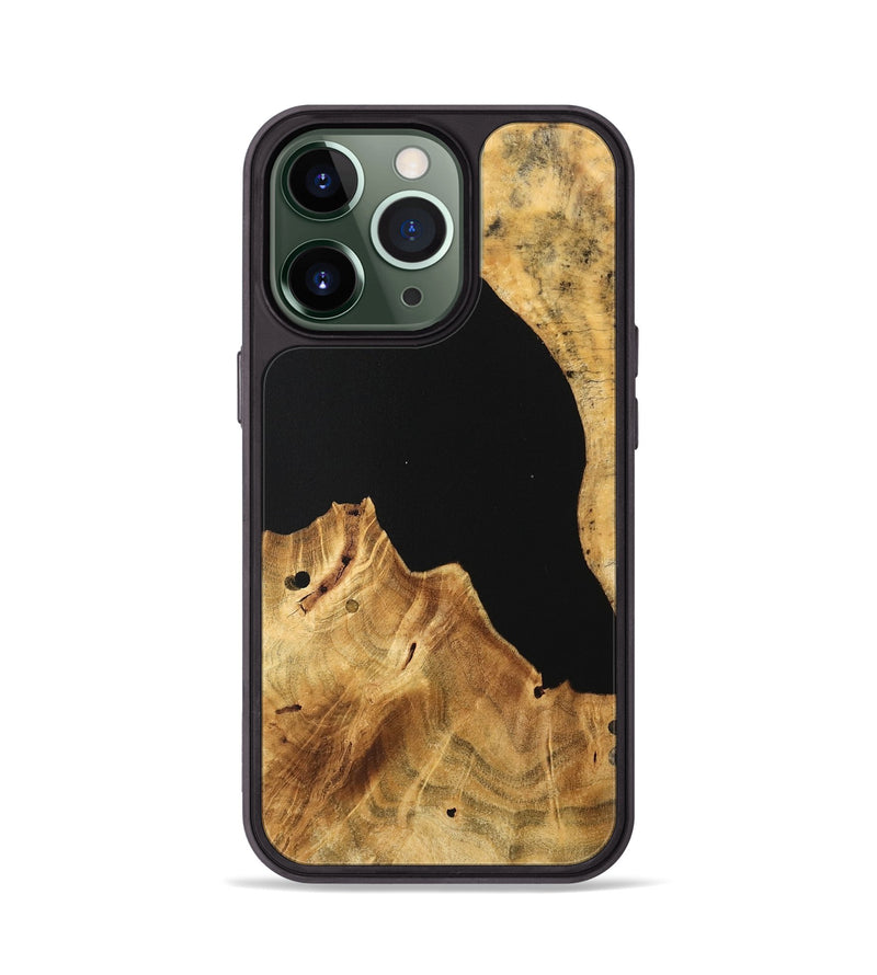iPhone 13 Pro Wood Phone Case - Crystal (Wood Burl, 744533)