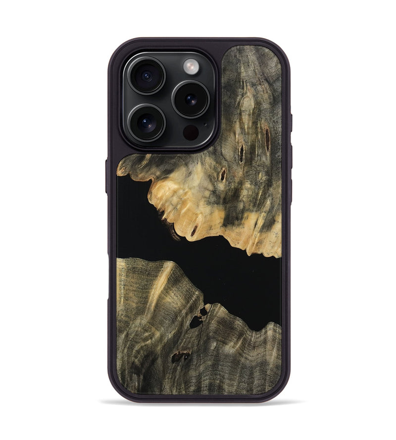 iPhone 16 Pro Wood Phone Case - Melania (Wood Burl, 744590)