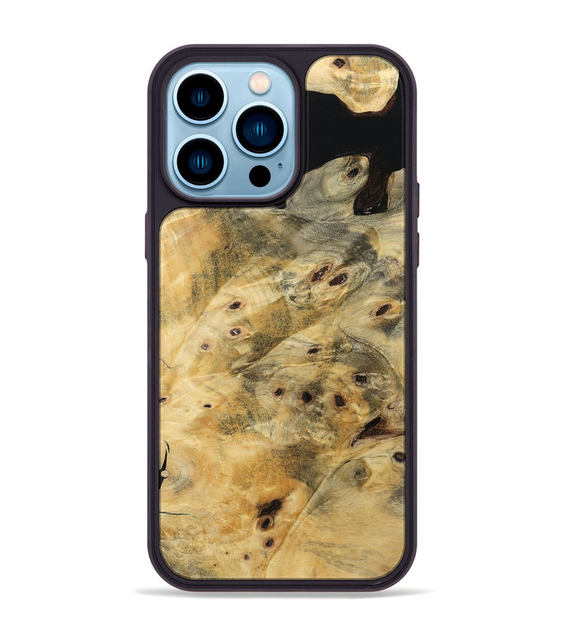 iPhone 14 Pro Max Wood Phone Case - North (Wood Burl, 744606)