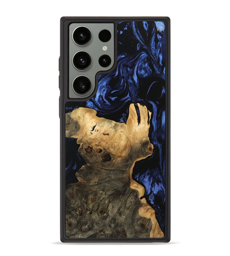 Galaxy S23 Ultra Wood Phone Case - David (Blue, 744618)
