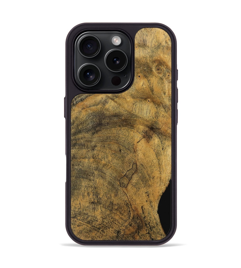 iPhone 16 Pro Wood Phone Case - Vlasta (Wood Burl, 744716)