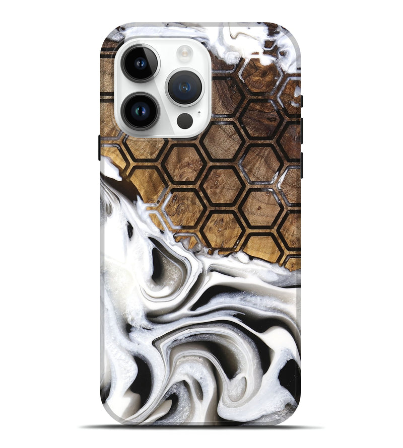 iPhone 15 Pro Max Wood Live Edge Phone Case - Eryn (Pattern, 744781)