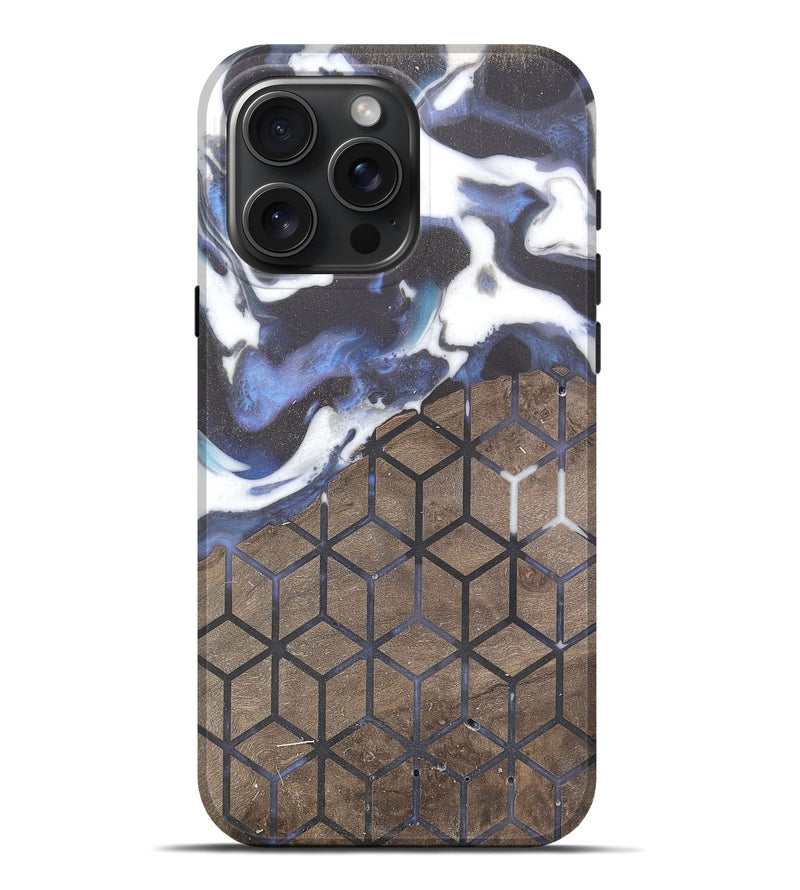 iPhone 16 Pro Max Wood Live Edge Phone Case - Lulla (Pattern, 744794)