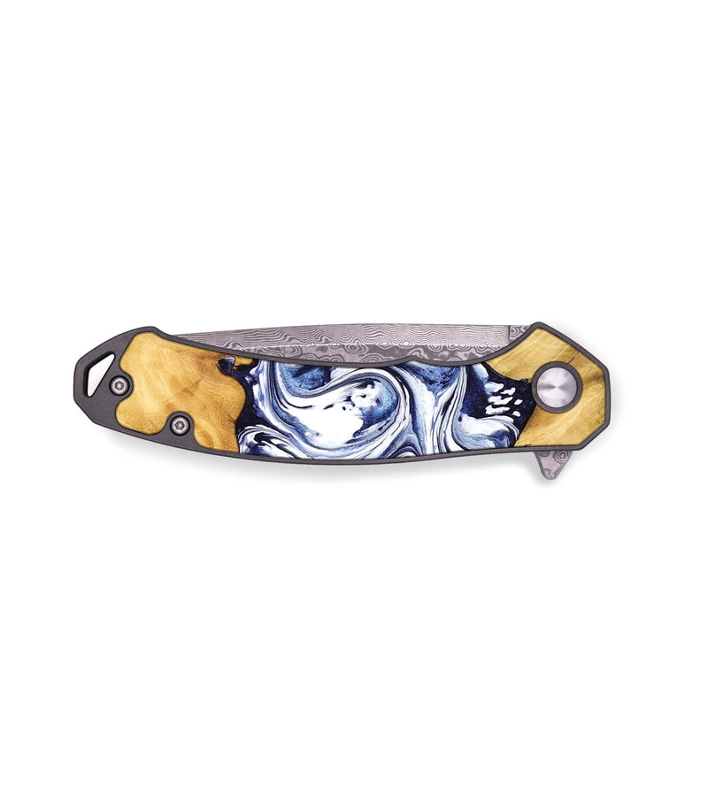 EDC Wood Pocket Knife - Pearle (Blue, 744830)