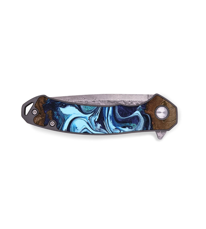 EDC Wood Pocket Knife - Briley (Blue, 744941)