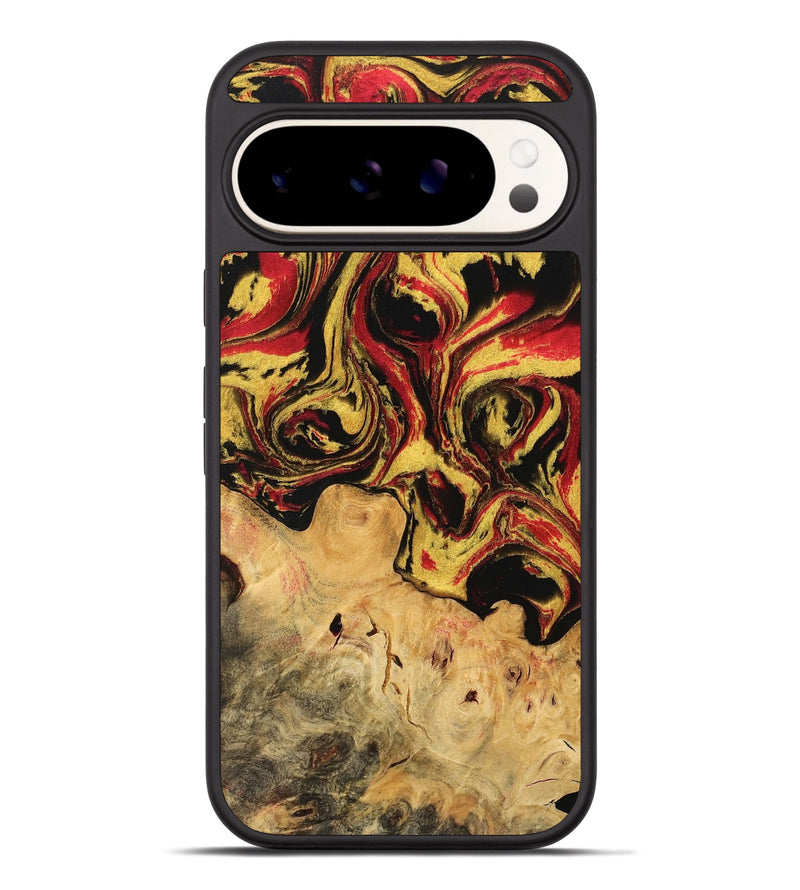 Pixel 9 Pro XL Wood Phone Case - Vivyan (Red, 744978)