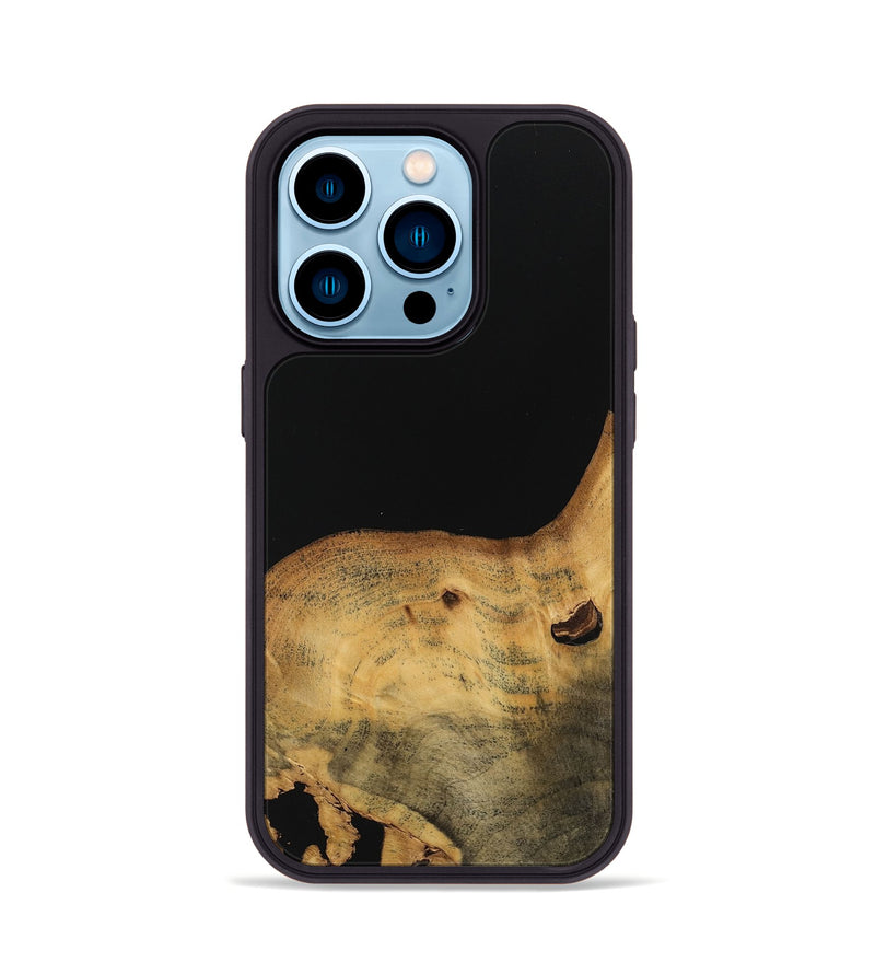 iPhone 14 Pro Wood Phone Case - Cornell (Wood Burl, 744980)