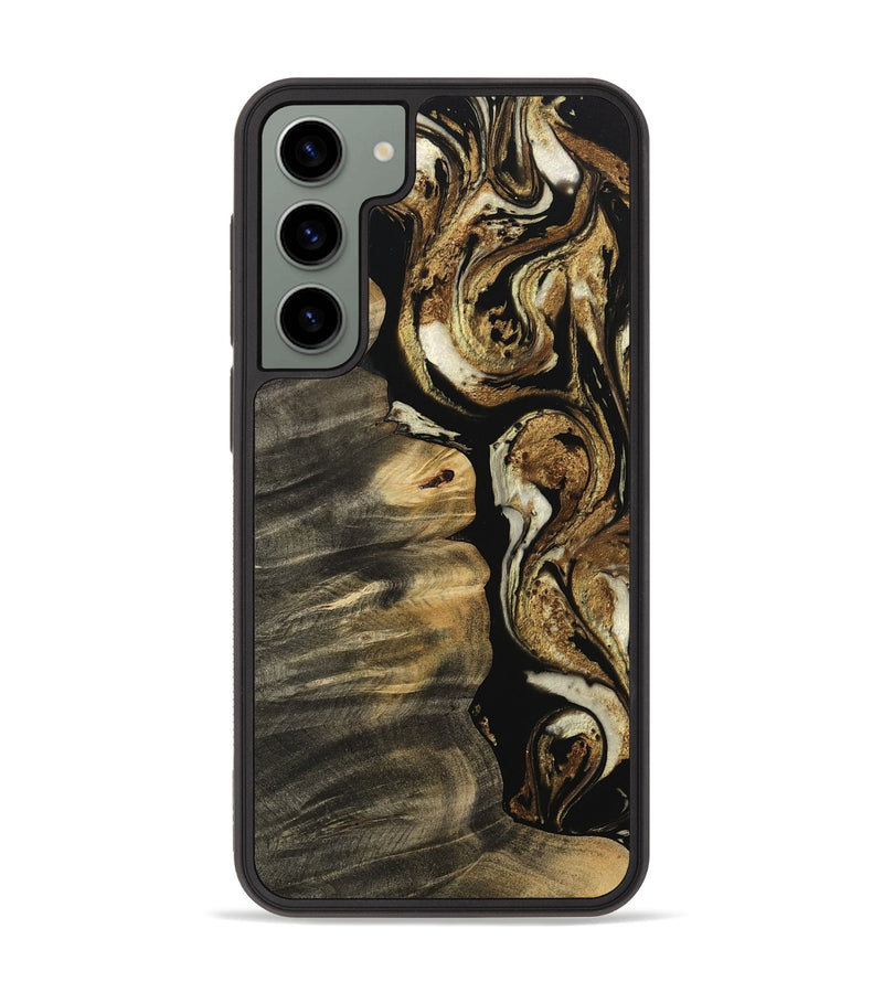 Galaxy S23 Plus Wood Phone Case - Caro (Black & White, 745008)