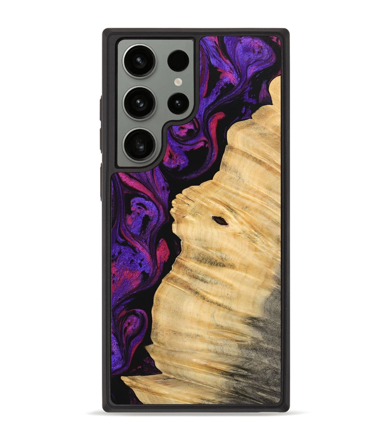 Galaxy S23 Ultra Wood Phone Case - Bryn (Purple, 745013)