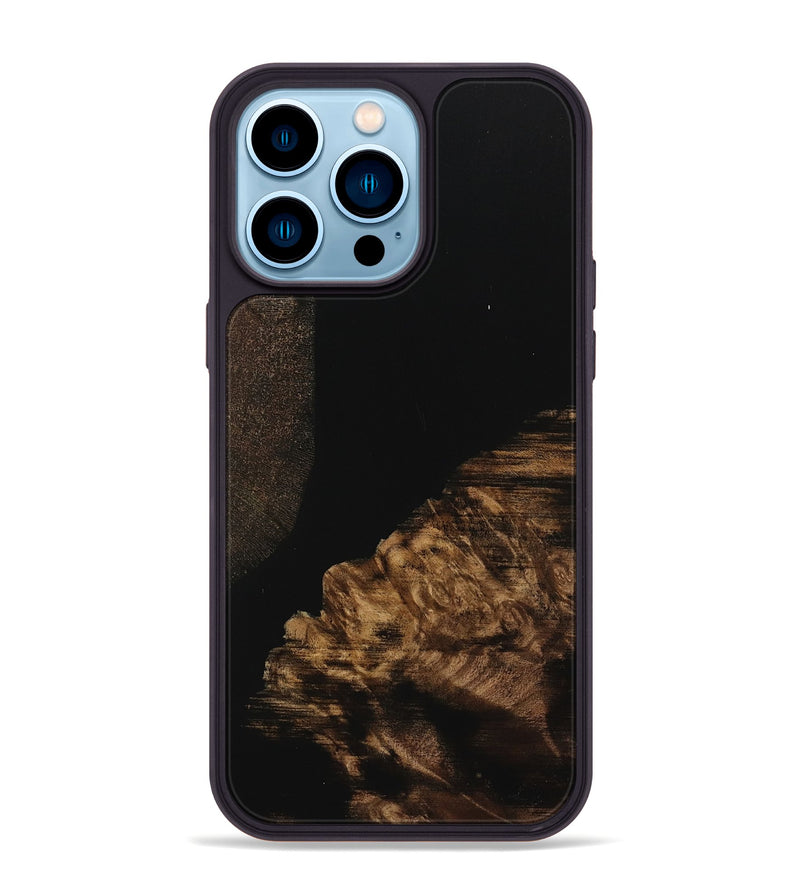 iPhone 14 Pro Max Wood Phone Case - Saverio (Wood Burl, 745015)