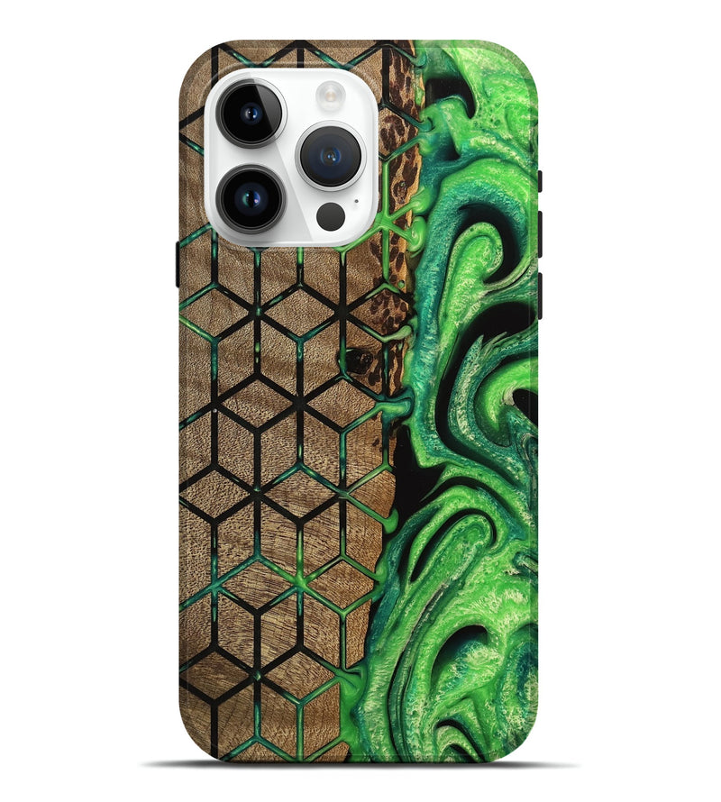 iPhone 15 Pro Max Wood Live Edge Phone Case - Rashmi (Pattern, 745041)