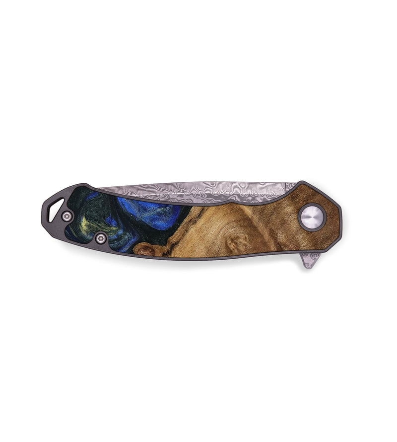 EDC Wood Pocket Knife - Darice (Blue, 745095)