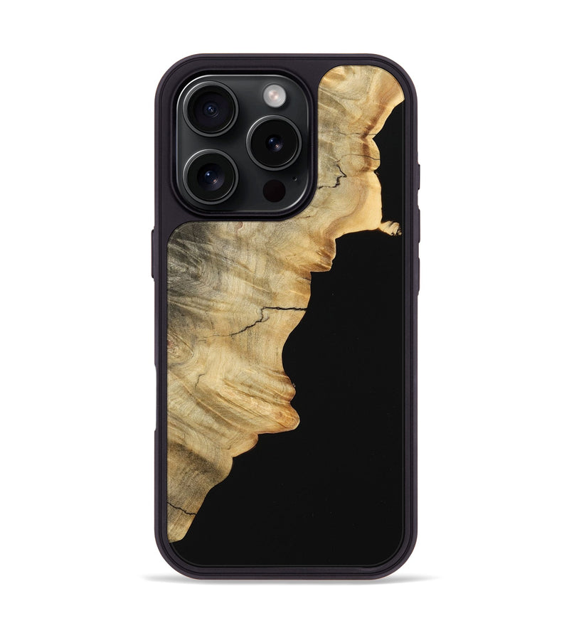 iPhone 16 Pro Wood Phone Case - Kelvin (Wood Burl, 745107)