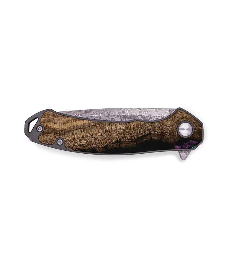 EDC Wood Pocket Knife - Hannie (Purple, 745109)