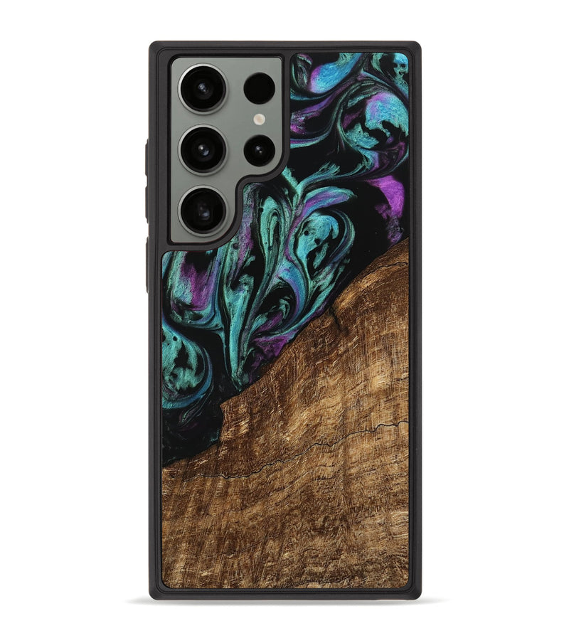 Galaxy S23 Ultra Wood Phone Case - Iolande (Purple, 745128)