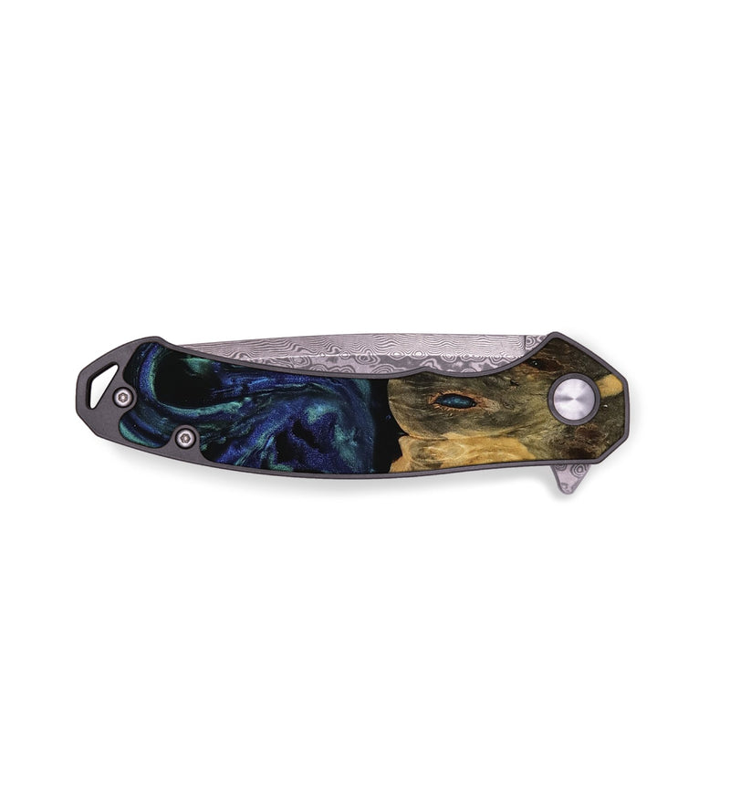 EDC Wood Pocket Knife - Jada (Blue, 745168)