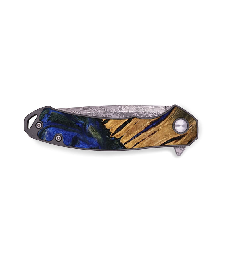 EDC Wood Pocket Knife - Renita (Blue, 745221)