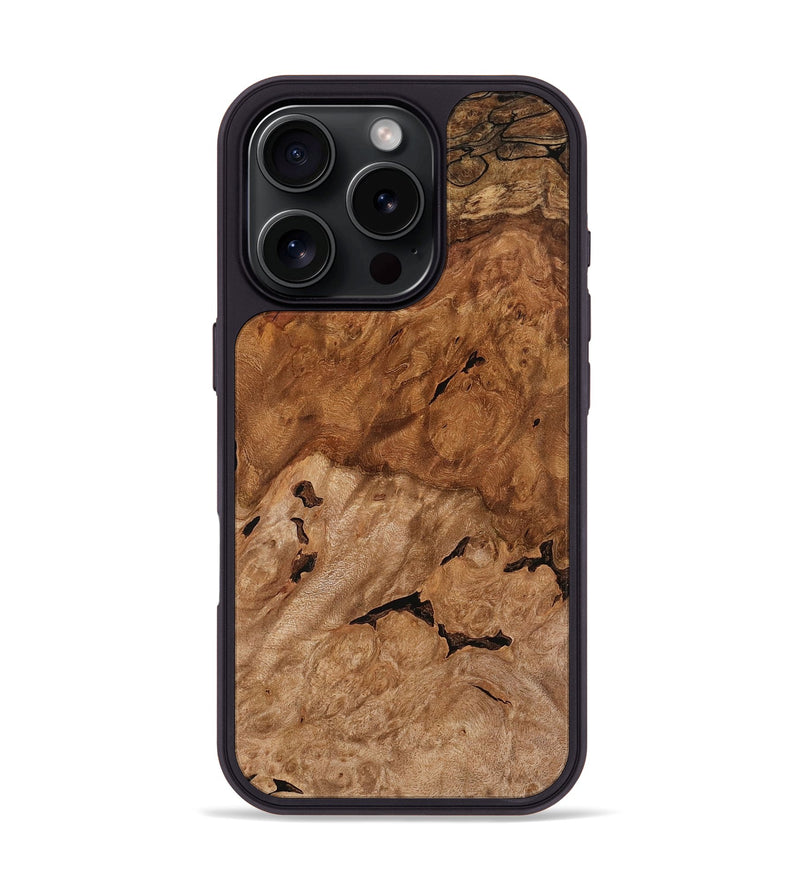 iPhone 16 Pro Wood Phone Case - Kesha (Wood Burl, 745232)