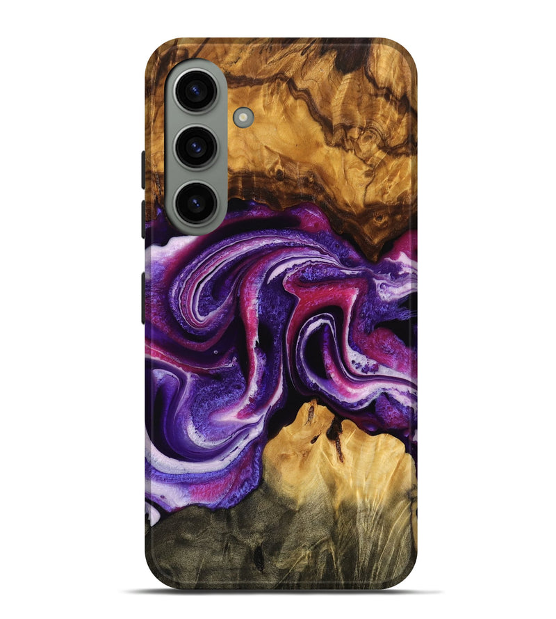 Galaxy S24 Plus Wood Live Edge Phone Case - Amalia (Purple, 745288)